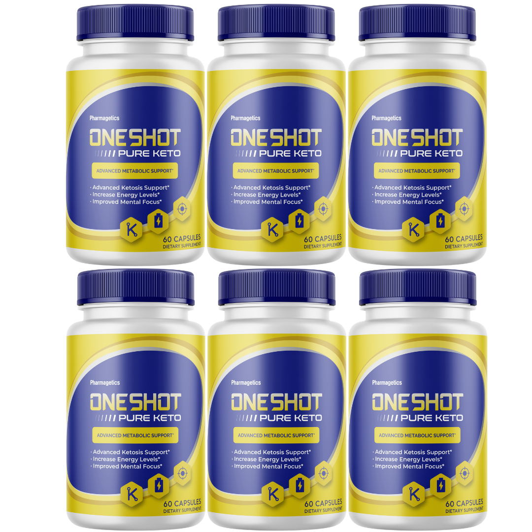 OneShot Pure Keto Supplement, Advanced Ketosis Support 60 Capsules