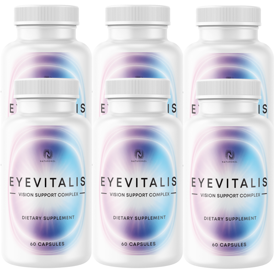 EyeVitalis Eye Health Complex (6 Pack) – Advanced Vision Support with Lutein, Zeaxanthin, Bilberry, Eyebright, Rutin & Lycopene