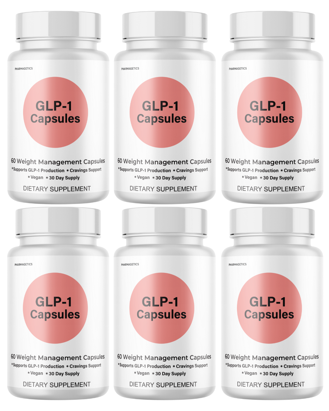 GLP-1 Capsules Weight Management Support, Vegan Supplement 60 Capsules