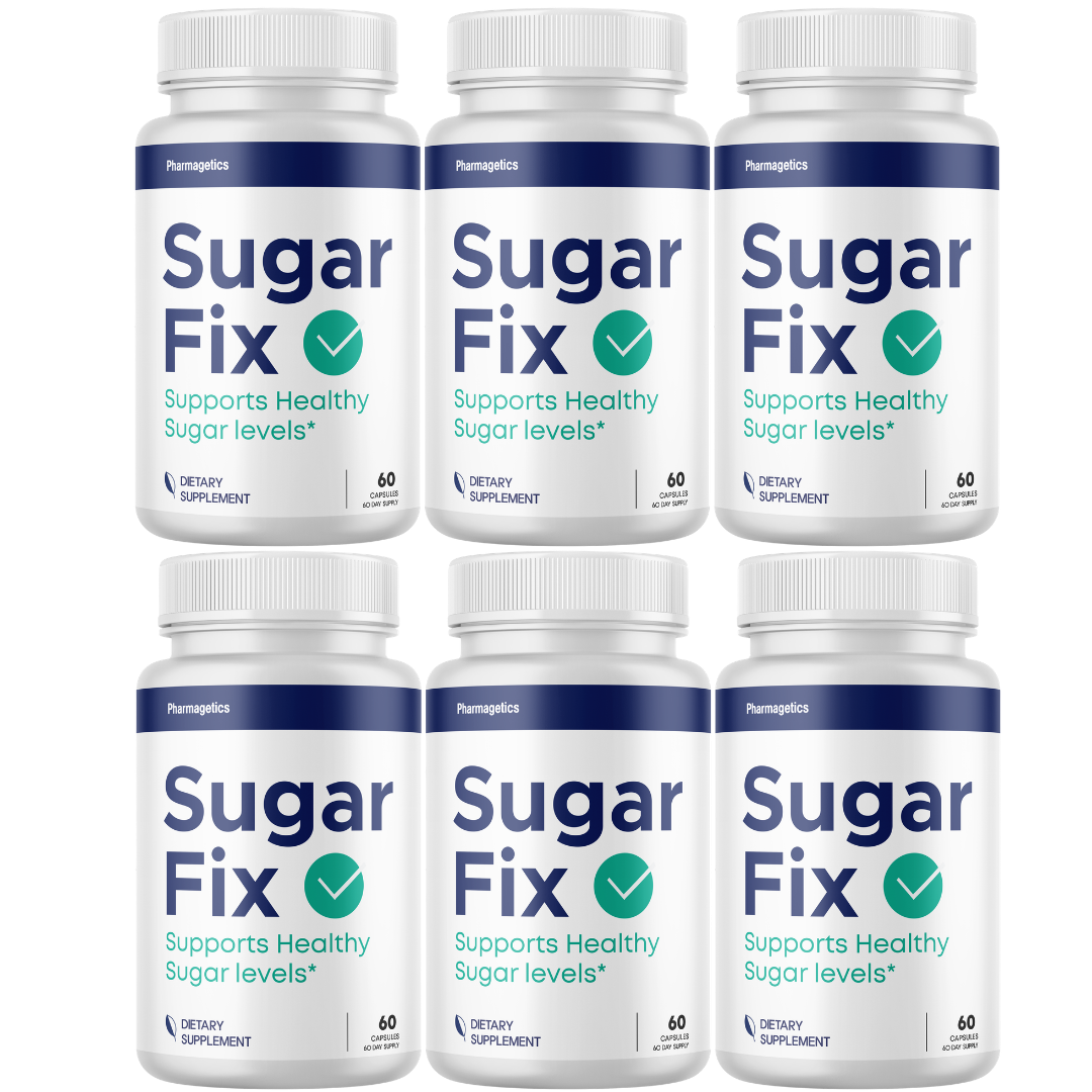 Sugar Fix Healthy Blood Sugar Support, Blood Sugar Formula 60 Capsules