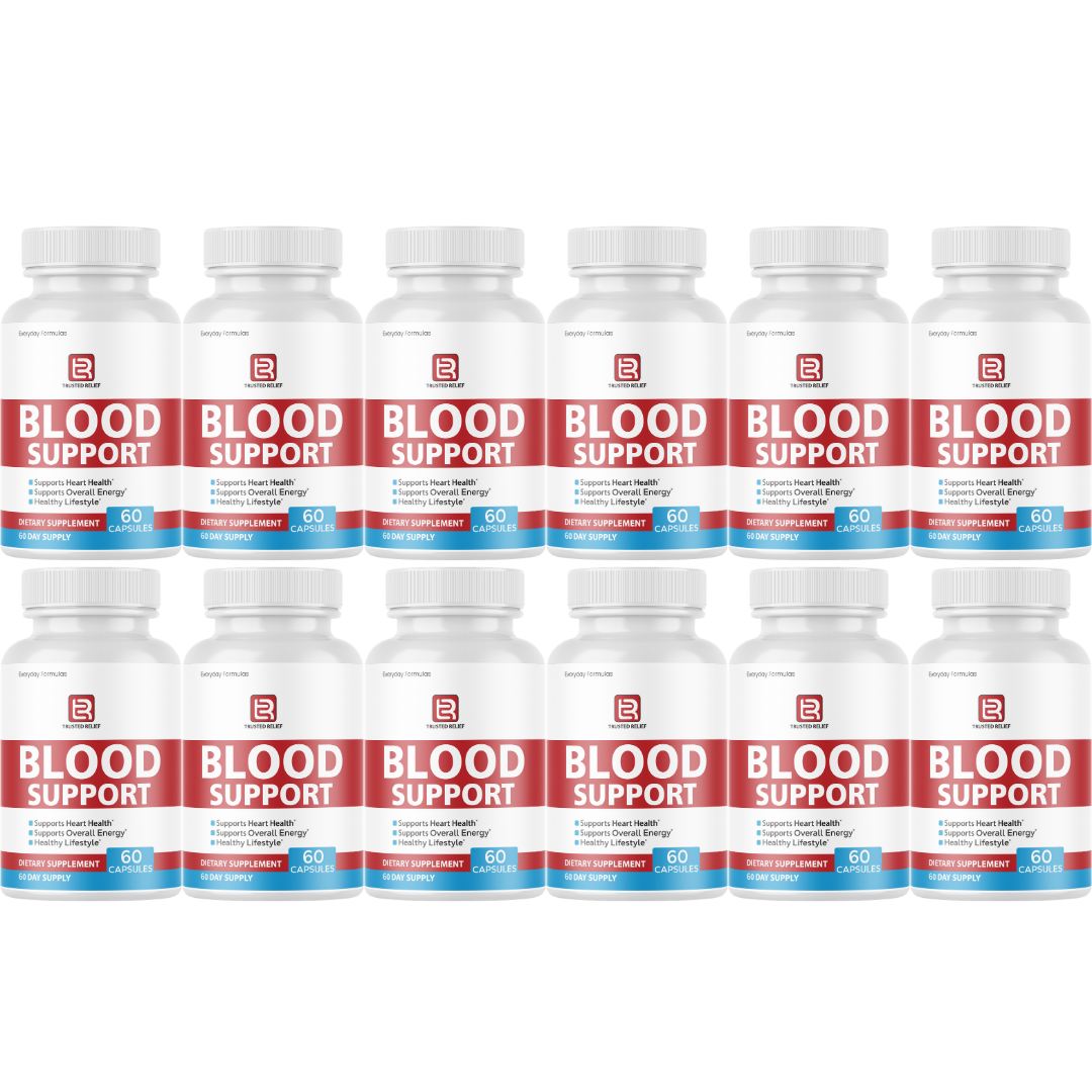 Trusted Relief Blood Support for Managing Sugar & Pressure Levels 60 Capsules