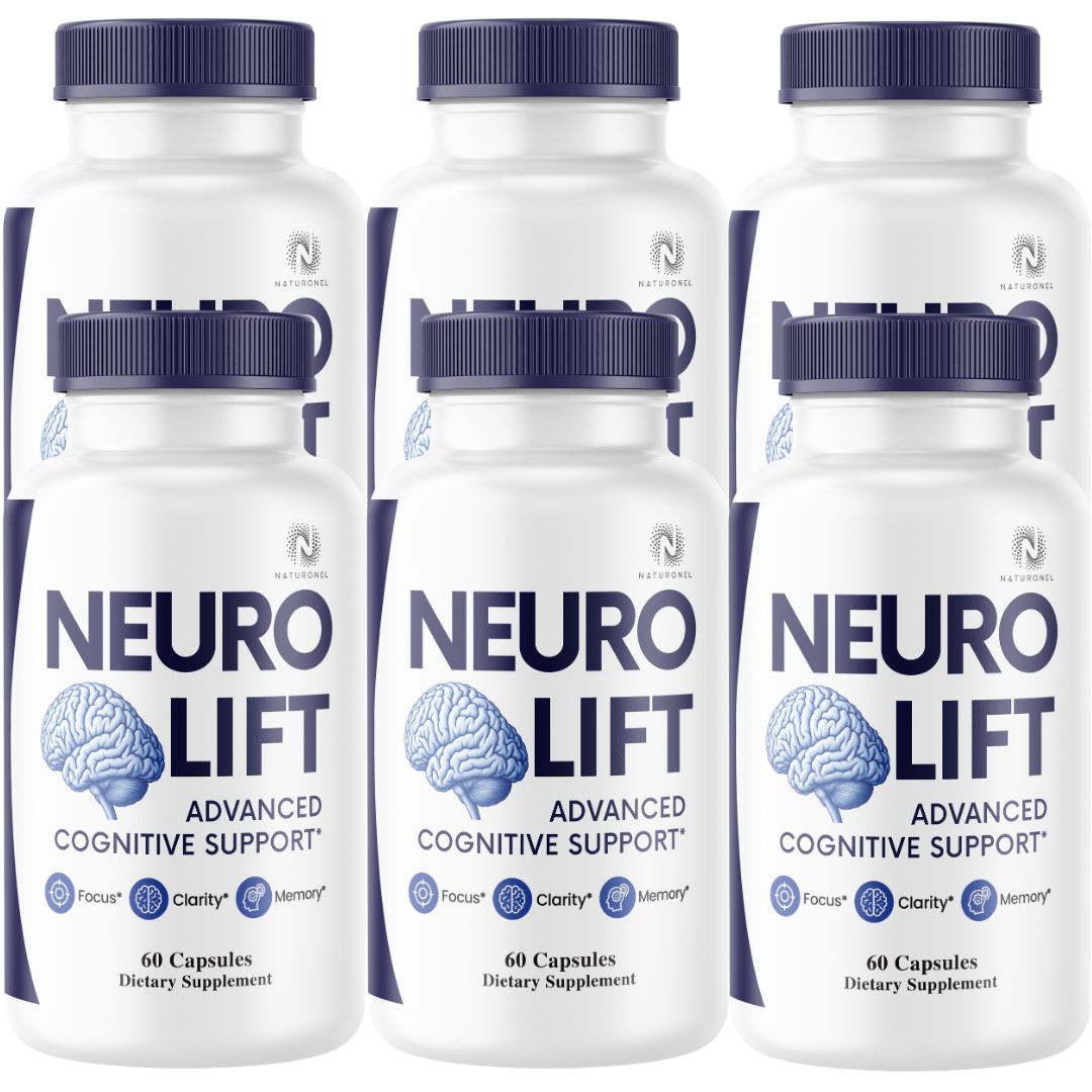 Neuro Lift Memory & Focus Supplement (6 Pack) – Advanced Cognitive & Brain Support Formula
