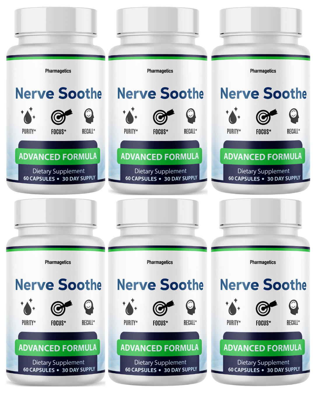Nerve Soothe - Nerve Health Support, Brain Health Supplement 60 Capsules