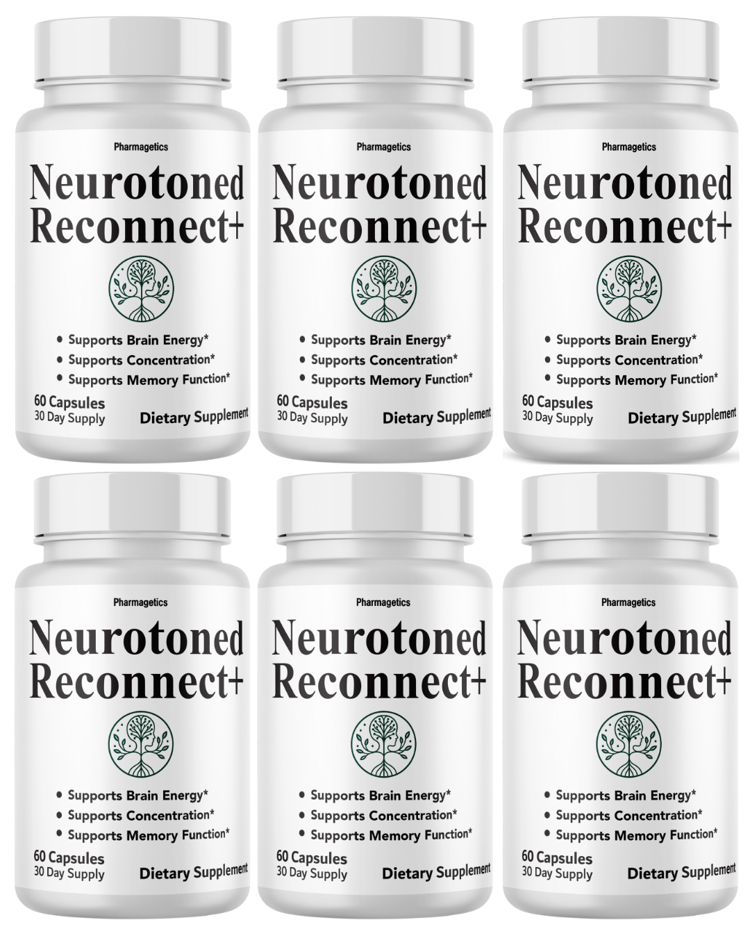 Neurotoned Reconnect+  Brain Health & Concentration Support 60 Capsules