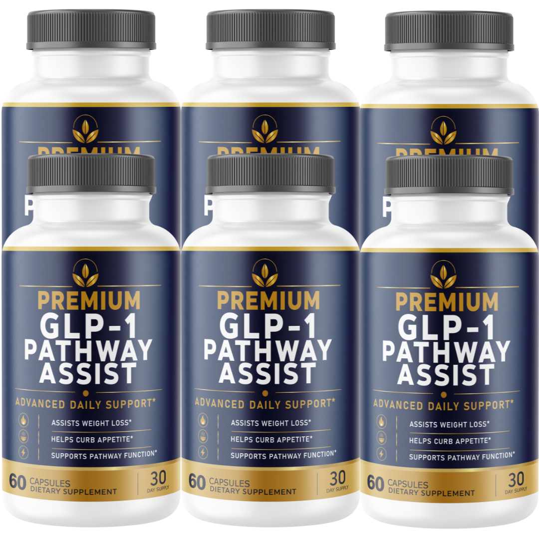 Premium GLP-1 (6 Pack) Pathway Assist – Daily Metabolic Support Supplement with Green Coffee Bean, Garcinia Cambogia, Green Tea Extract, Raspberry Ketone & Caffeine Anhydrous