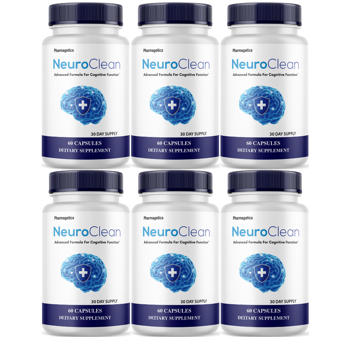 NeuroClean Brain Health Supplement Memory Focus Support 60 Capsules