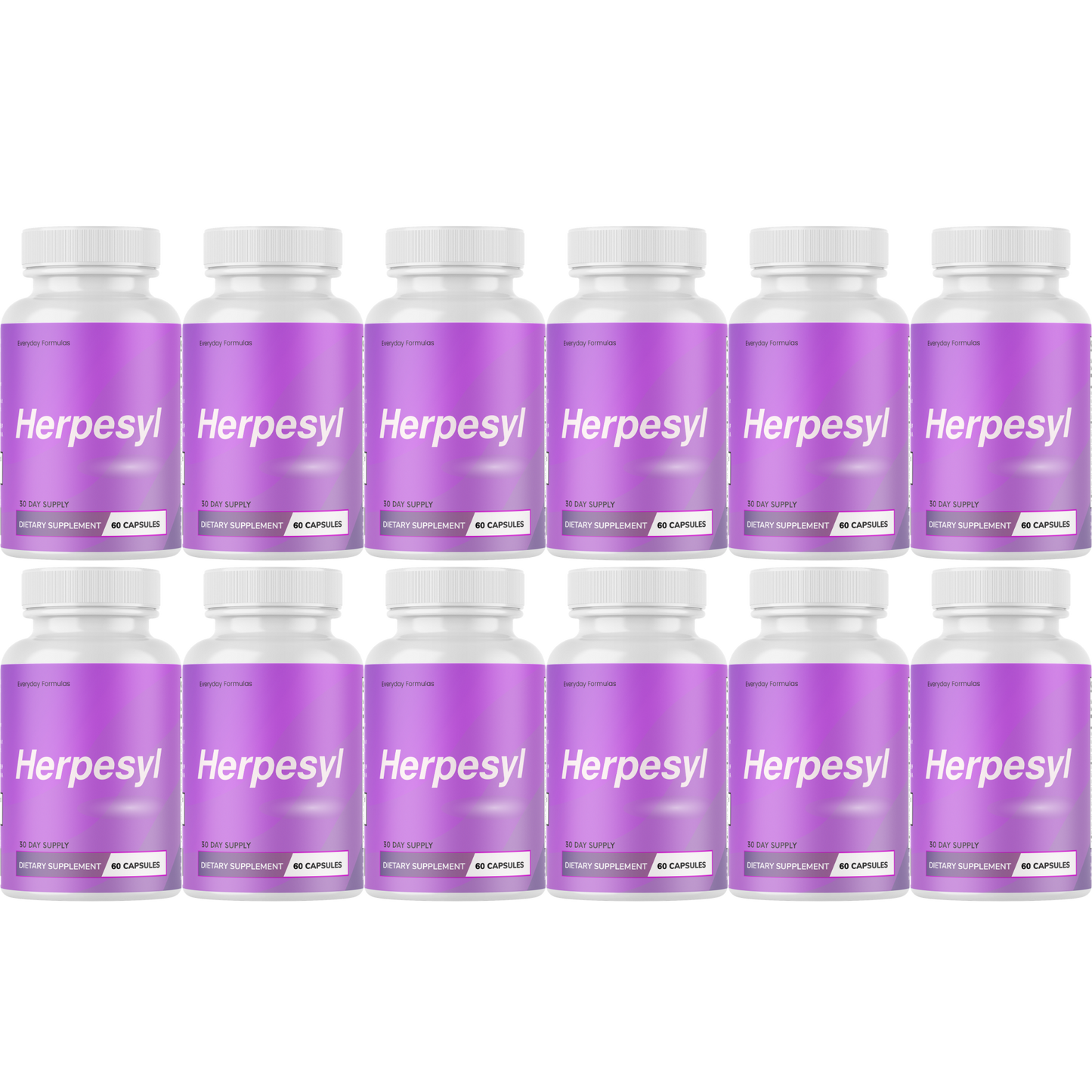 Herpesyl Immune Support Elderberry Zinc Vitamin C Probiotic Blend 60 Capsules