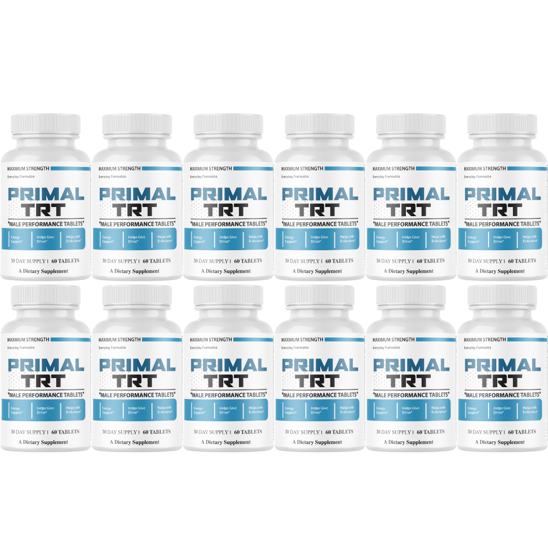 Primal TRT Male Performance Support Supplement 60 Tablets