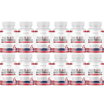 Max Blood Boost Formula Healthy Blood Sugar Supplement  60 Capsules