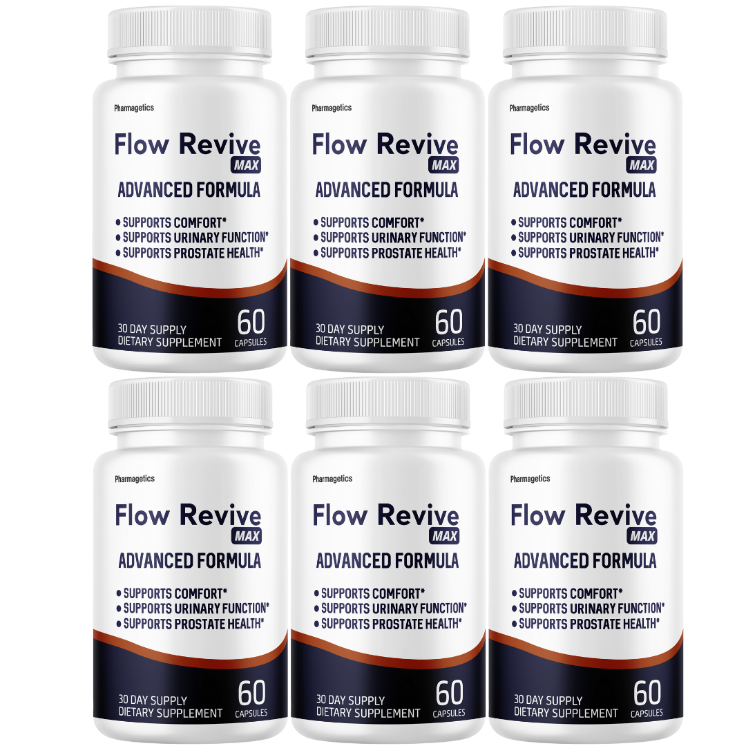Flow Revive Max Prostate Health Supplement,  Urinary Support 60 Capsules