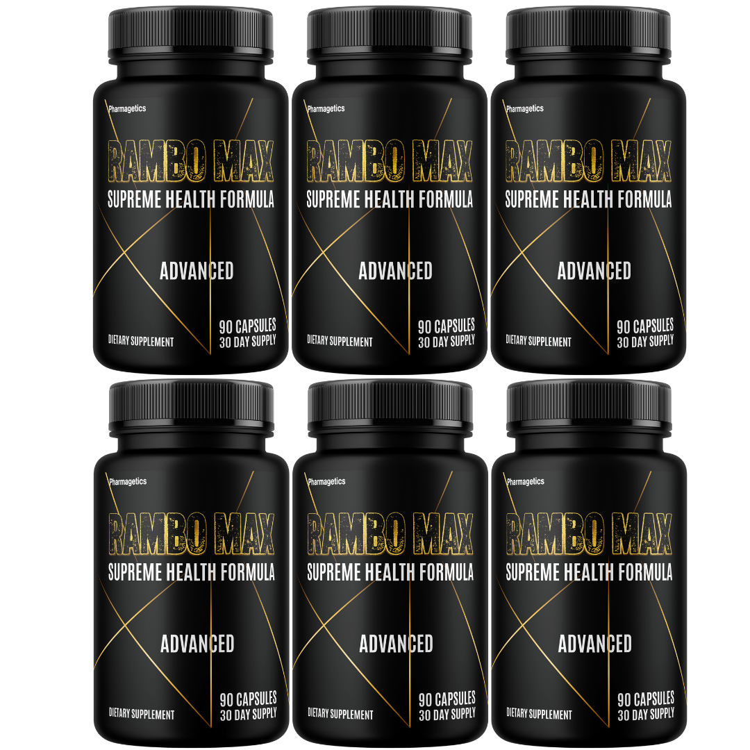 Rambo Max Testo Support, Male Performance Supplement 90 Capsules