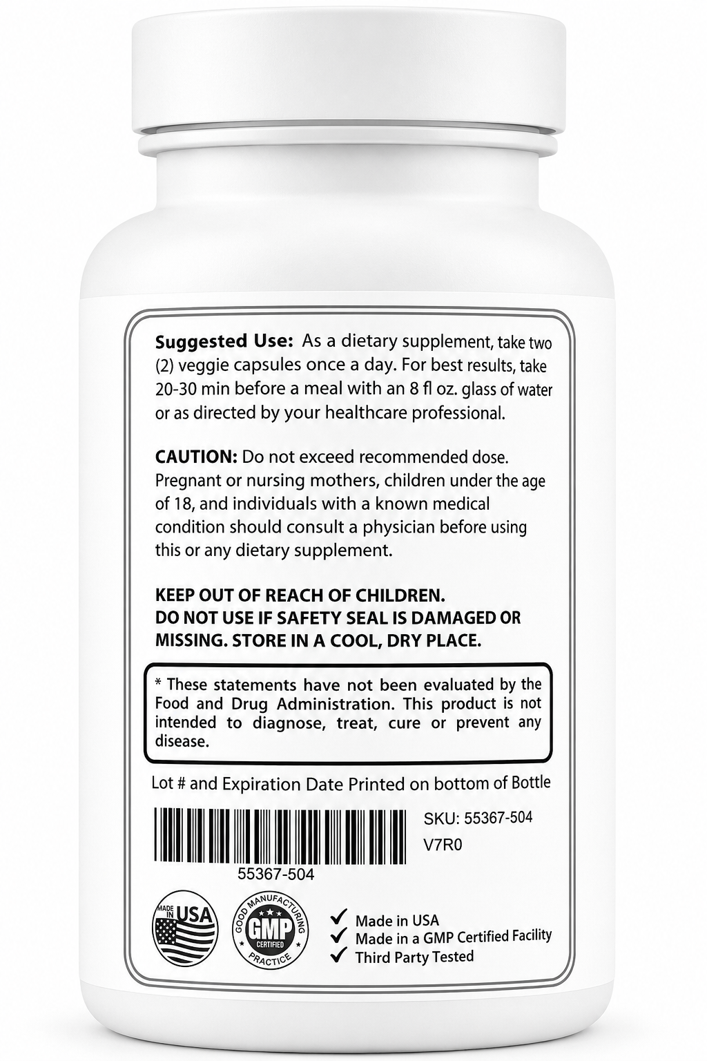 Prostate Max for Men - Advanced Prostate Support with Saw Palmetto 200mg, Pygeum, Plant Sterols, Mushroom Blend, Zinc & Selenium - Supports Urinary Flow, Bladder Health & Prostate Wellness - 60 Capsules