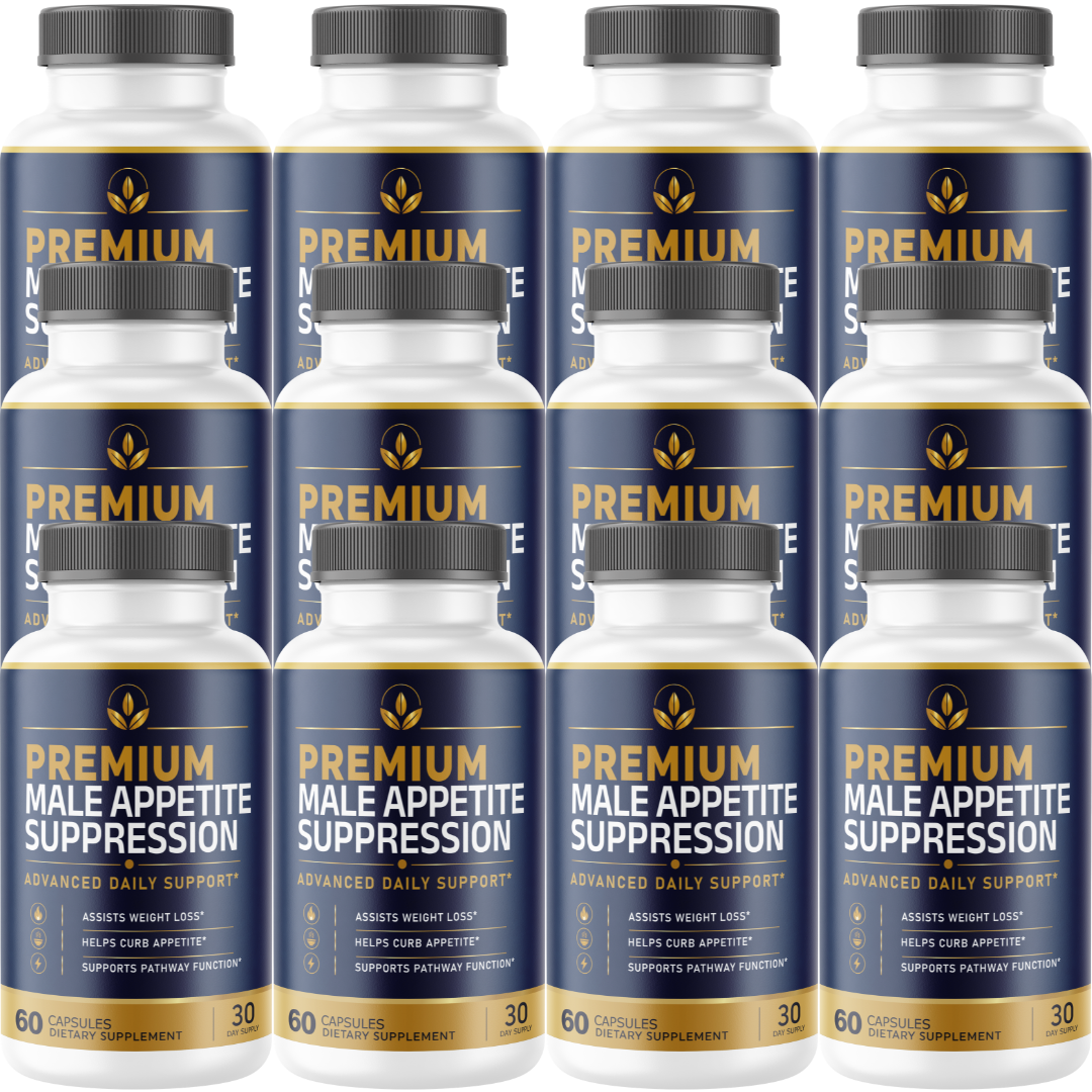 Male Appetite Suppressant Supplement for Men (12 Pack) – Premium Weight Management Formula with Green Coffee Bean, Garcinia Cambogia, Raspberry Ketones, Green Tea & Caffeine