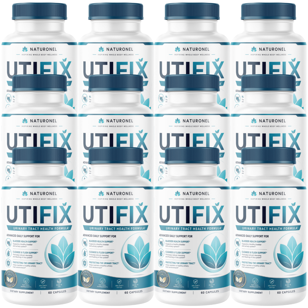 UTIFIX Urinary Tract Health Formula – D-Mannose 1000mg with Cranberry, Hibiscus & Dandelion Root – Urinary Wellness Supplement for Women & Men