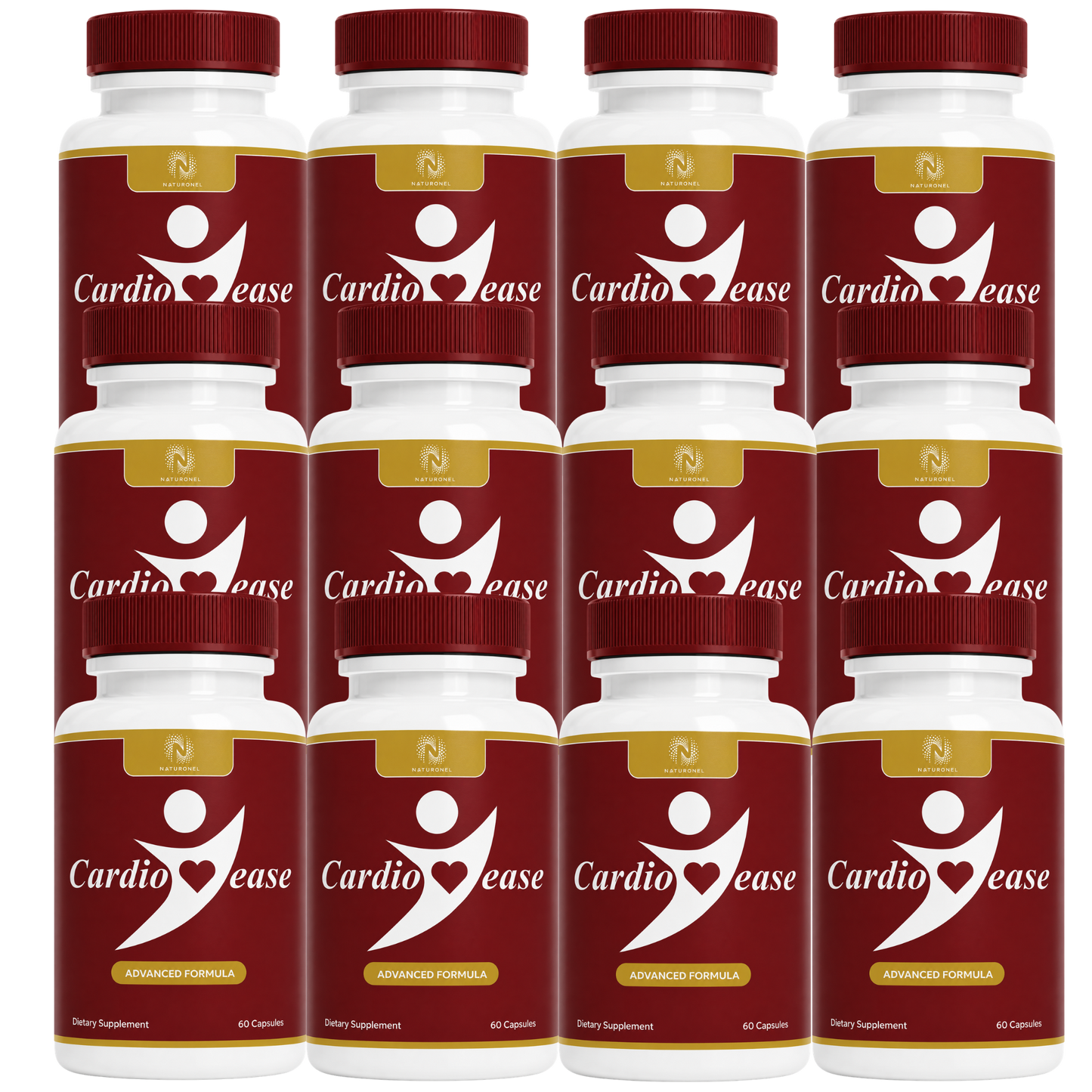 Cardio Ease (12 Pack) Advanced Multi-Ingredient Formula with Vitamins, Minerals & Botanical Extracts, Daily Dietary Supplement with Vitamin C, Vitamin E, Chromium, Alpha Lipoic Acid & L-Taurin (Copy)