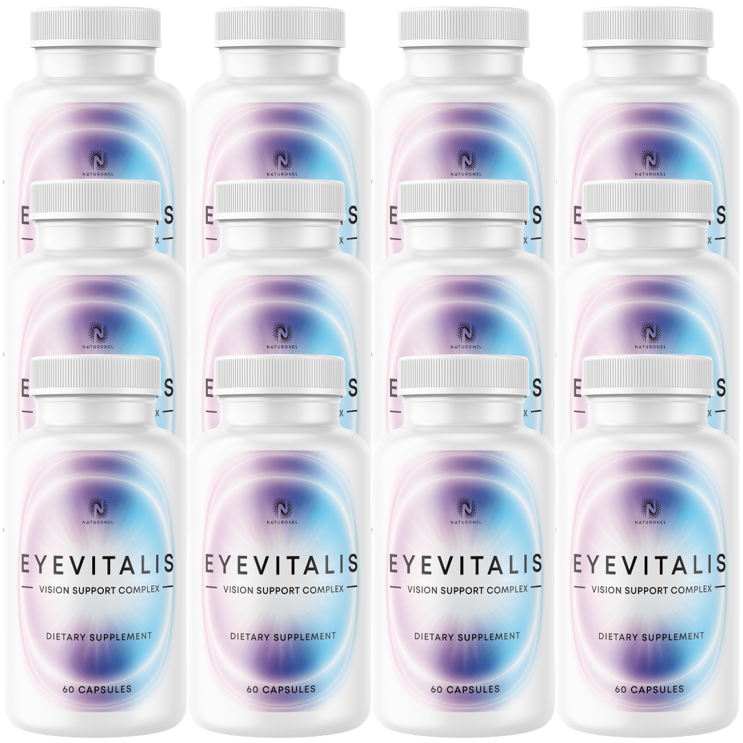 EyeVitalis Eye Health Complex (12 Pack) – Advanced Vision Support with Lutein, Zeaxanthin, Bilberry, Eyebright, Rutin & Lycopene