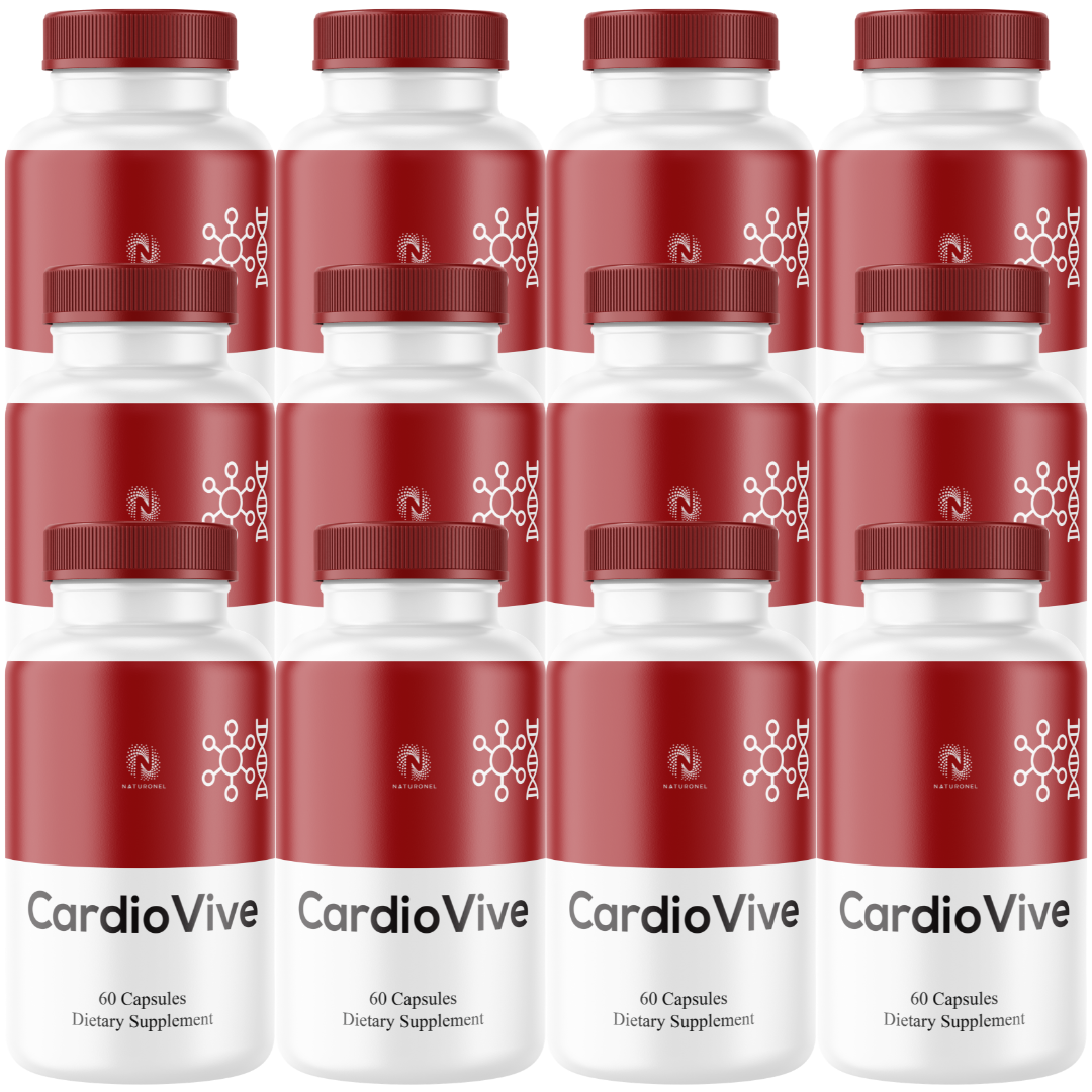 CardioVive (12 Pack) – Daily Cardiovascular Wellness Supplement – Banaba, Cinnamon, Magnesium, Chromium & Zinc