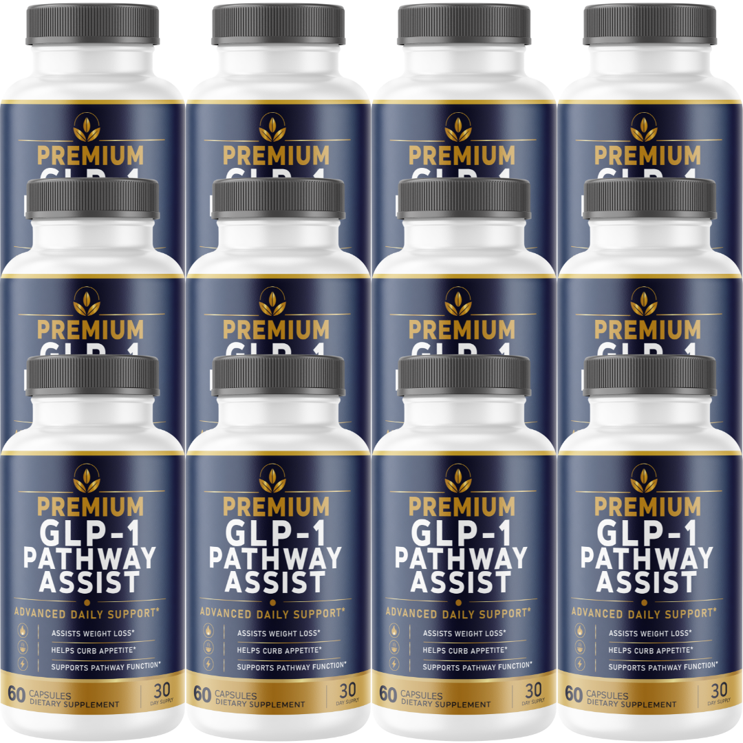 Premium GLP-1 (12 Pack) Pathway Assist – Daily Metabolic Support Supplement with Green Coffee Bean, Garcinia Cambogia, Green Tea Extract, Raspberry Ketone & Caffeine Anhydrous