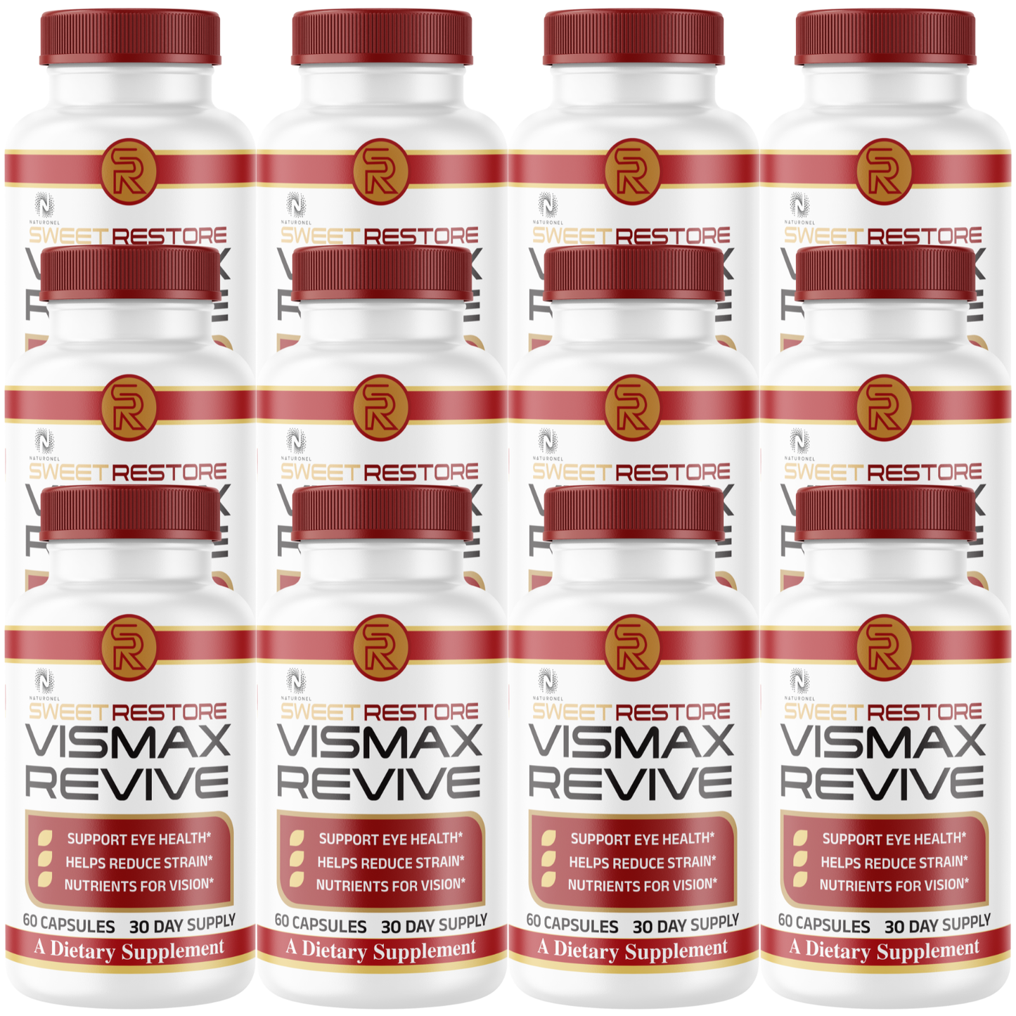 VisMax Revive Eye Health Supplement – Lutein, Zeaxanthin, Bilberry, Alpha Lipoic Acid, Vitamins A, C & E, Vision Nutrition Formula