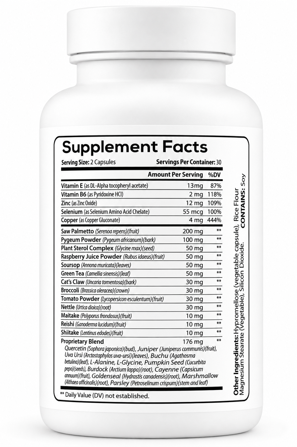 Prostate Max for Men - Advanced Prostate Support with Saw Palmetto 200mg, Pygeum, Plant Sterols, Mushroom Blend, Zinc & Selenium - Supports Urinary Flow, Bladder Health & Prostate Wellness - 60 Capsules