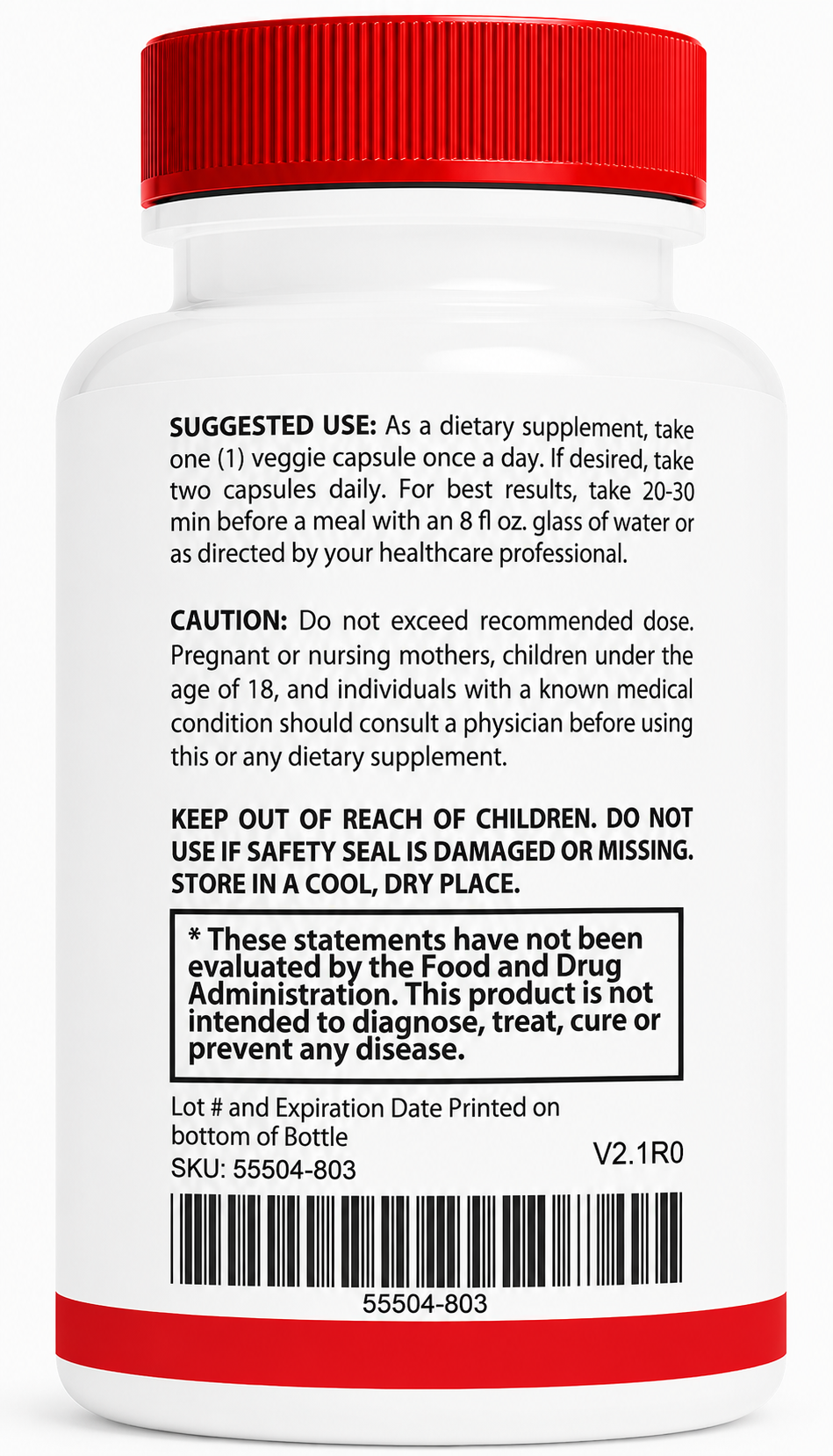 Gluco+ Capsules – Maximum Absorption Formula with Vitamins, Minerals & Botanical Ingredients, Daily Metabolism Support Supplement - 5 Bottle