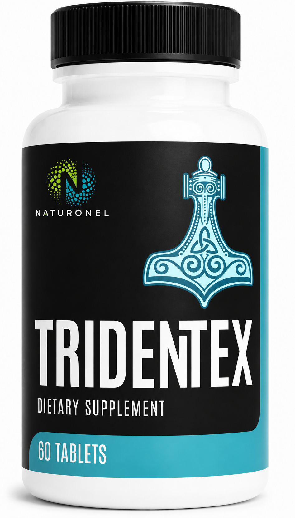 Tridentex Men's Herbal Supplement – Longjack, Maca, L-Arginine, Panax Ginseng, Tribulus, Pumpkin Seed, Zinc & Boron Complex - 60 Tablets