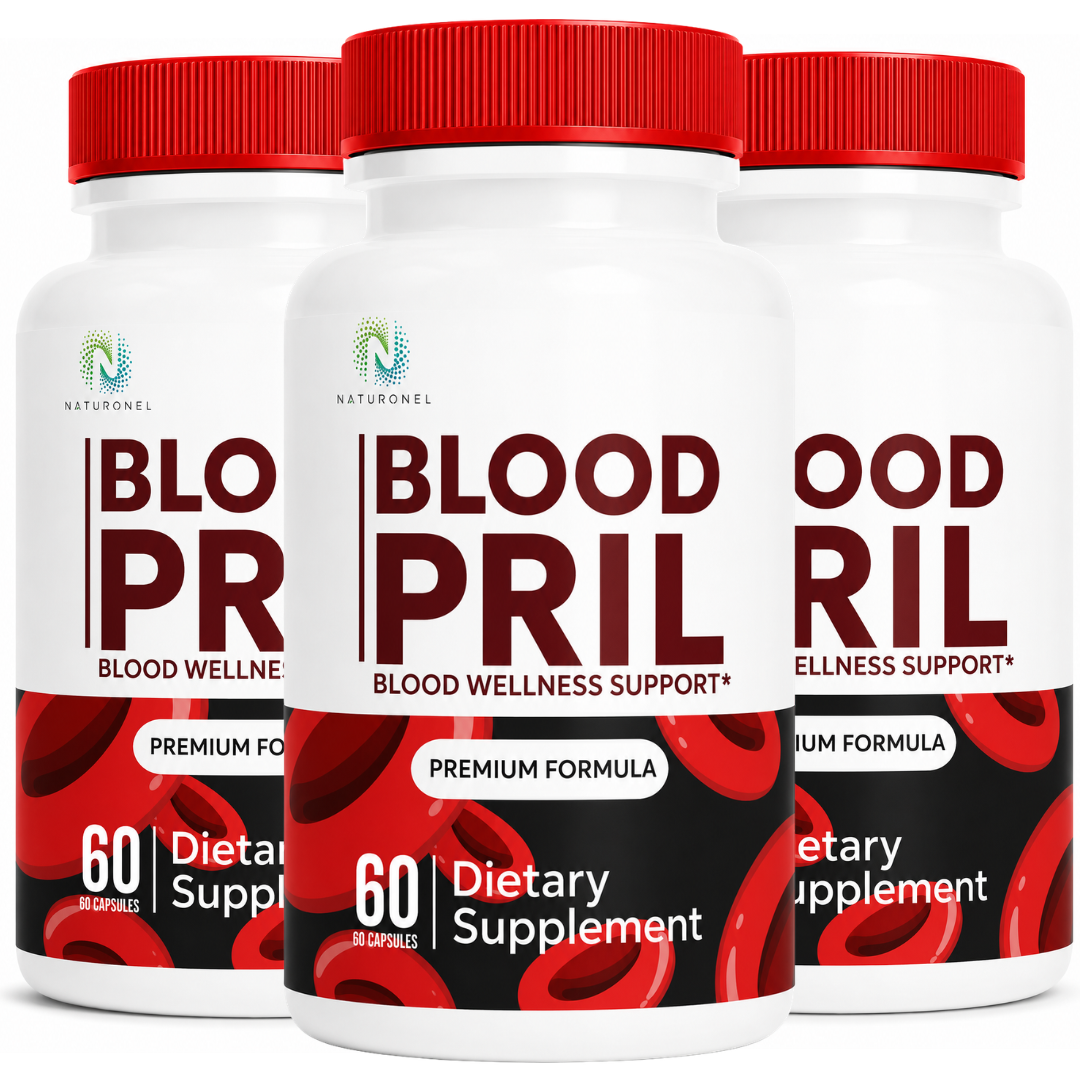 Blood Pril (3 Pack) Premium Multi-Ingredient Daily Wellness Formula with Vitamins, Minerals & Botanical Extracts, Alpha Lipoic Acid, Gymnema, Banaba, Cinnamon, White Mulberry & Chromium