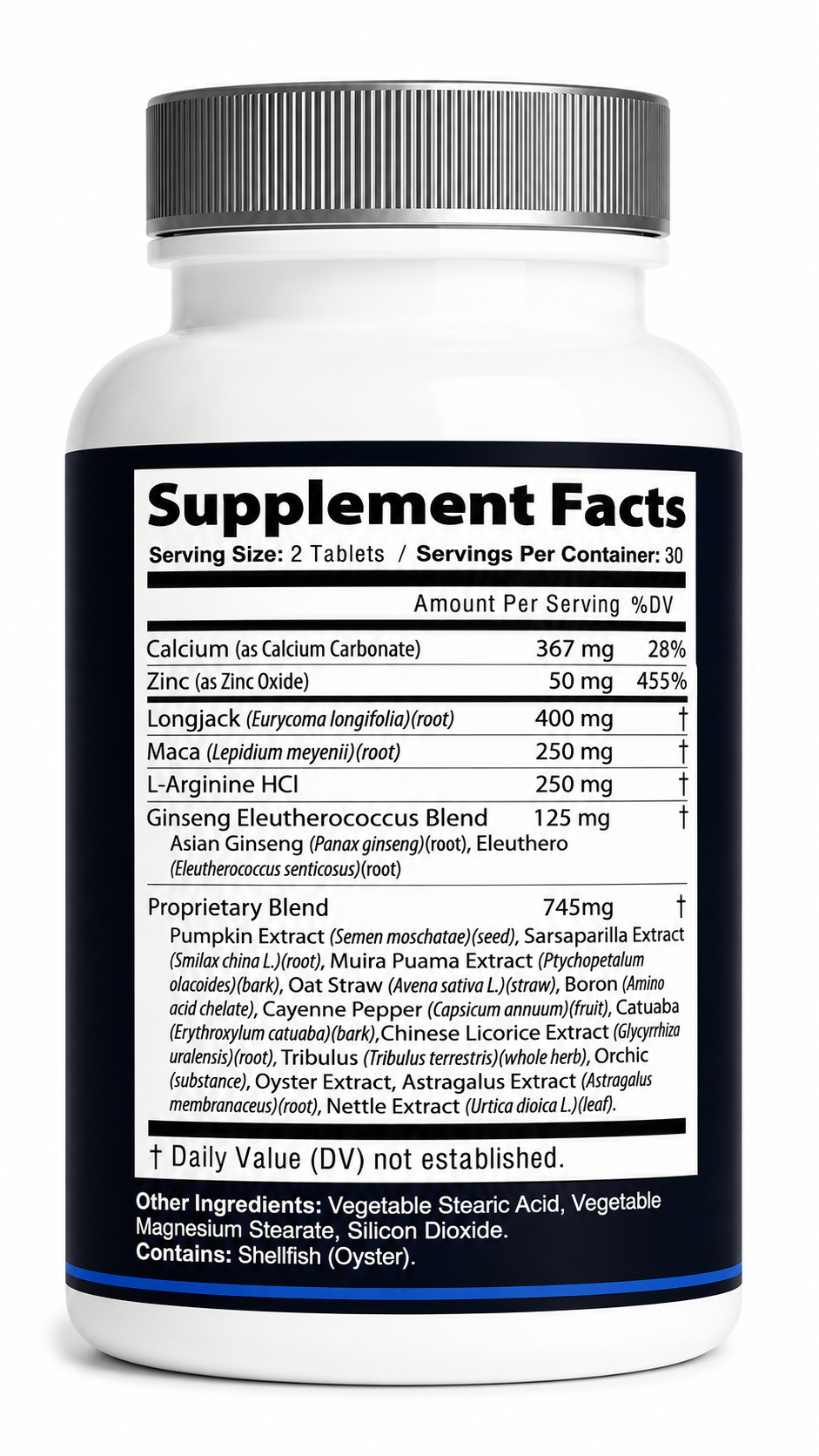 HorseFil Male Vitality Formula (4 Pack) – Daily Men's Wellness Supplement with Longjack, Maca, L-Arginine, Tribulus, Ginseng & Zinc, Performance & Stamina Support