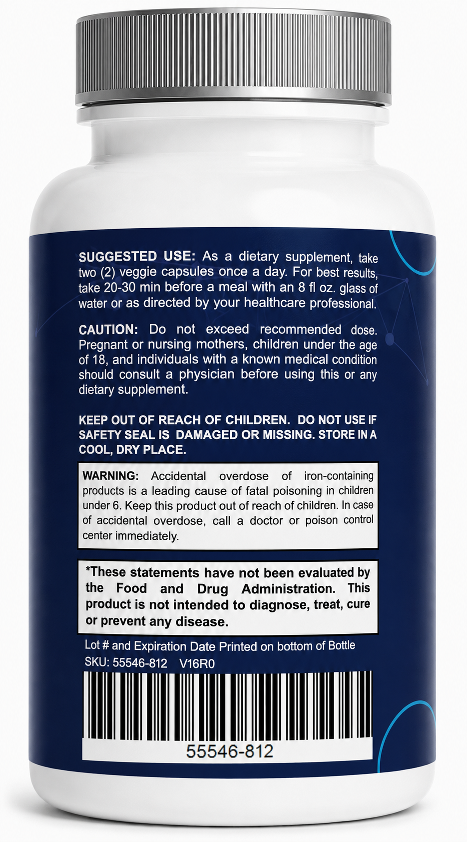 BrainVex – Advanced Memory & Focus Supplement for Cognitive Support, Mental Clarity, Recall & Concentration, Nootropic Brain Formula with Vitamins, Herbal Extracts & Amino Acids - 3 Bottle