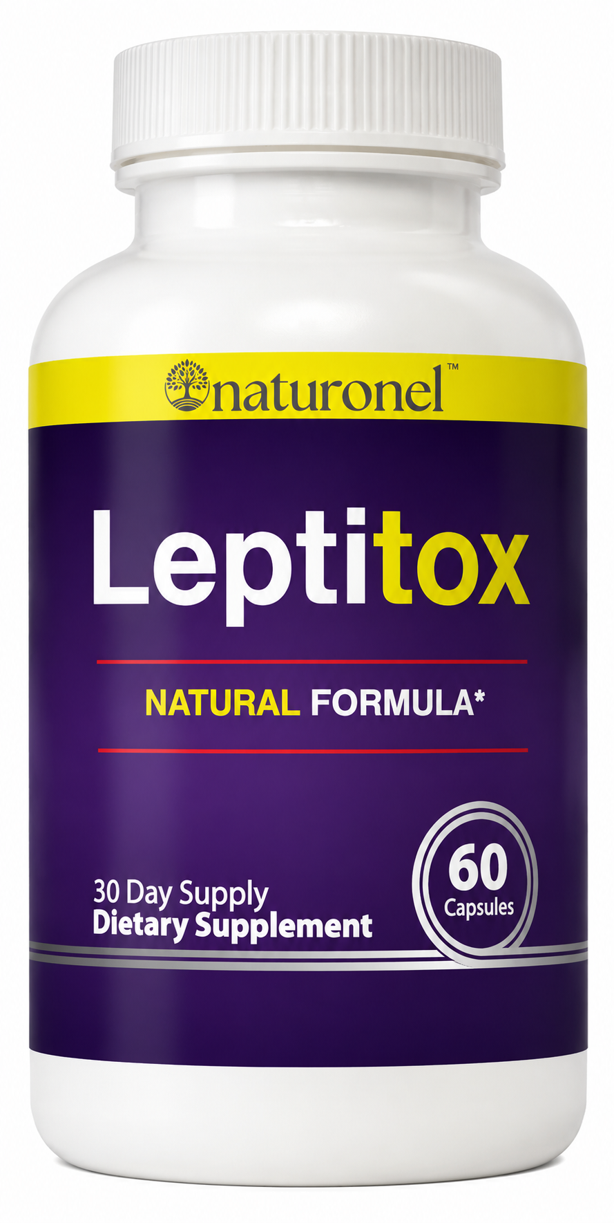 Leptitox Colon Cleanse & Gut Health Supplement – Herbal Digestive Support Formula with Psyllium Husk, Aloe Vera, Bentonite Clay & Probiotic – 60 Capsules