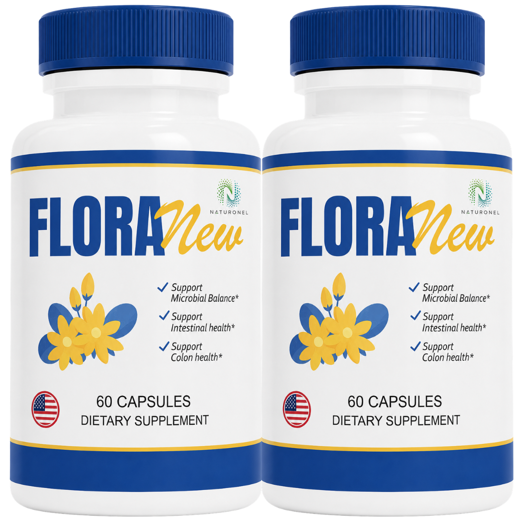 FloraNew – Advanced Gut Health & Digestive Wellness Formula, Supports Microbial Balance & Intestinal Health, Daily Colon Wellness Supplement