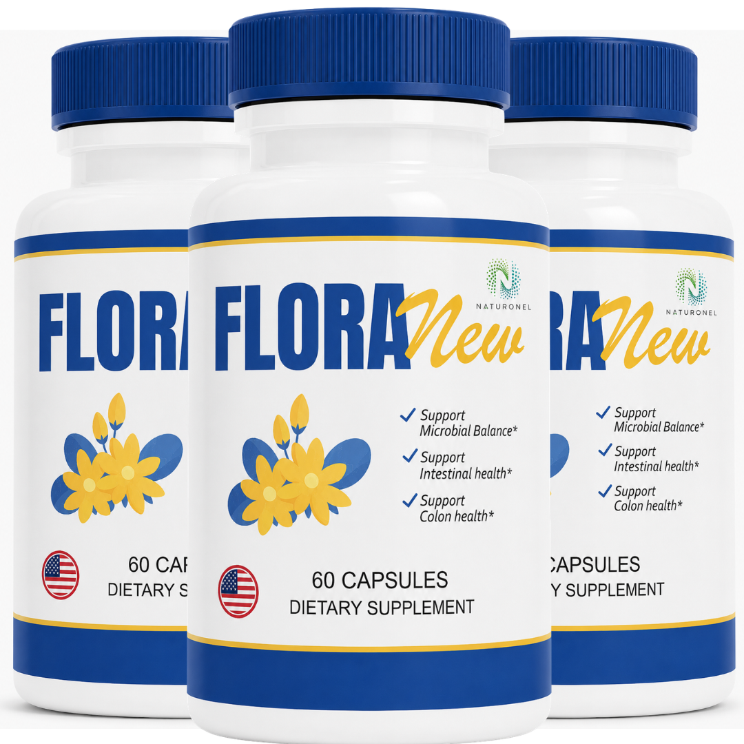 FloraNew – Advanced Gut Health & Digestive Wellness Formula, Supports Microbial Balance & Intestinal Health, Daily Colon Wellness Supplement