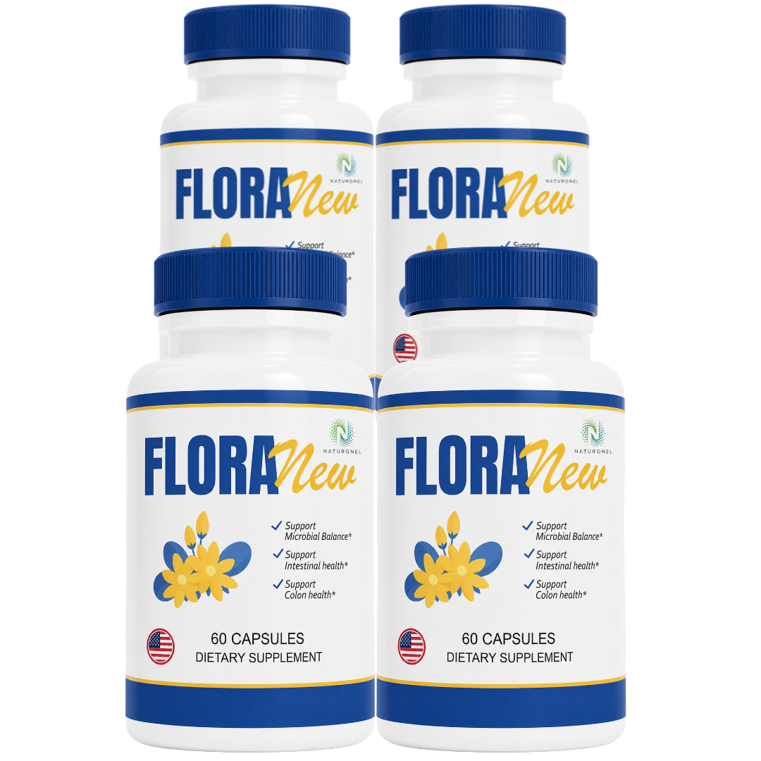 FloraNew – Advanced Gut Health & Digestive Wellness Formula, Supports Microbial Balance & Intestinal Health, Daily Colon Wellness Supplement