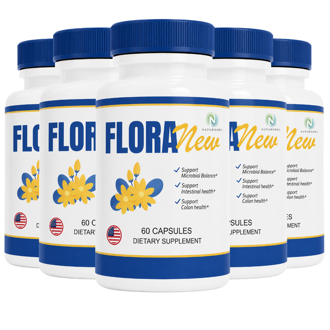 FloraNew – Advanced Gut Health & Digestive Wellness Formula, Supports Microbial Balance & Intestinal Health, Daily Colon Wellness Supplement