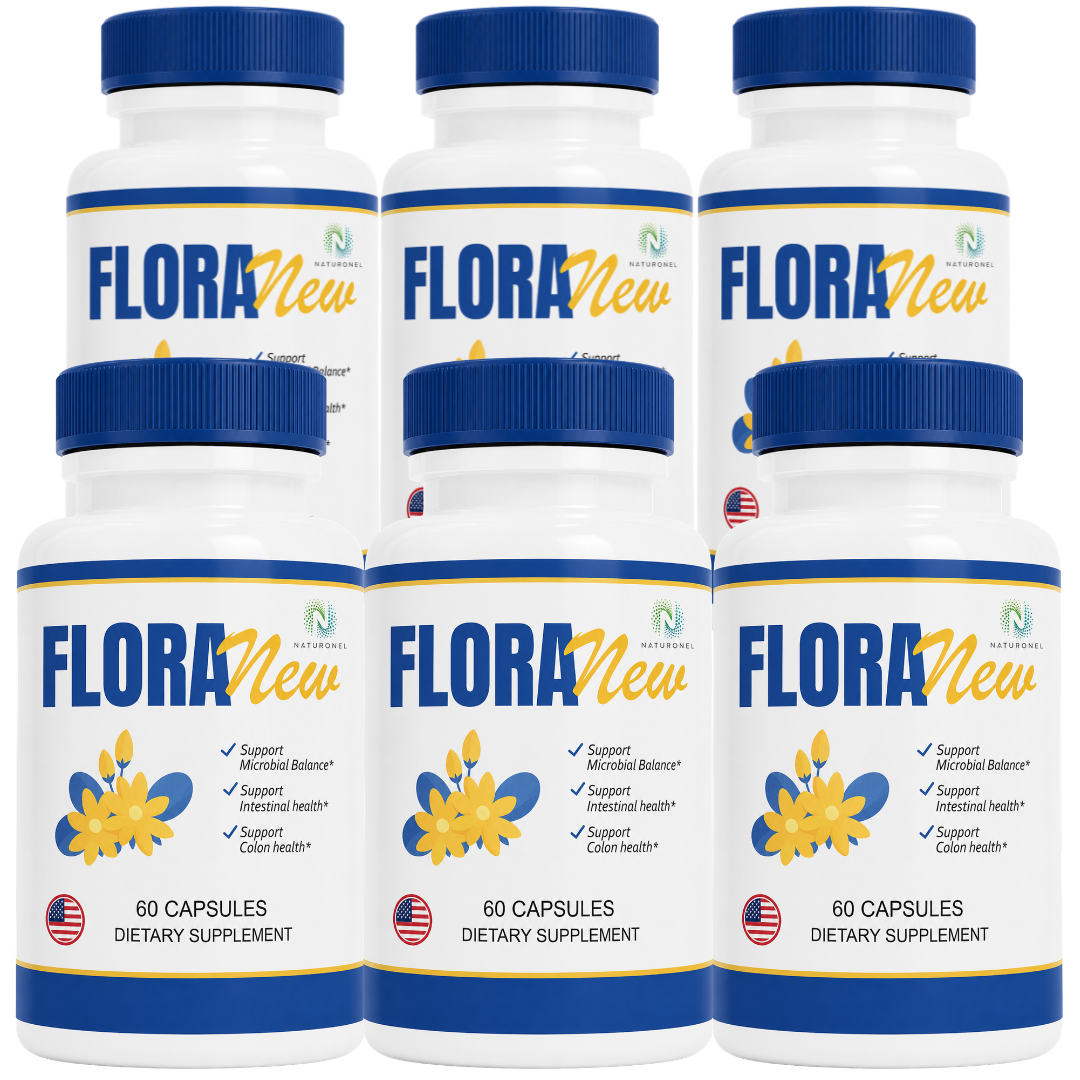 FloraNew – Advanced Gut Health & Digestive Wellness Formula, Supports Microbial Balance & Intestinal Health, Daily Colon Wellness Supplement