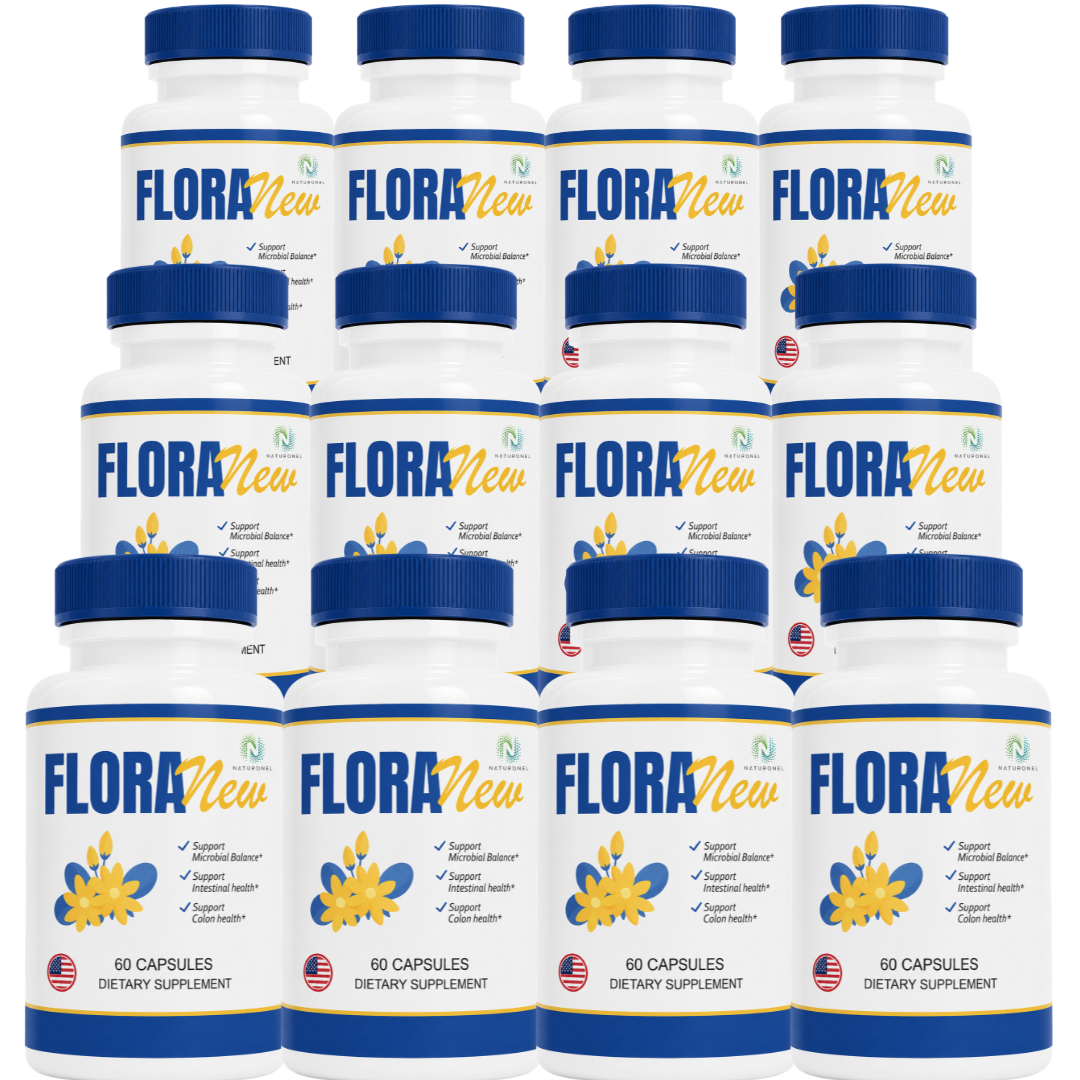 FloraNew – Advanced Gut Health & Digestive Wellness Formula, Supports Microbial Balance & Intestinal Health, Daily Colon Wellness Supplement