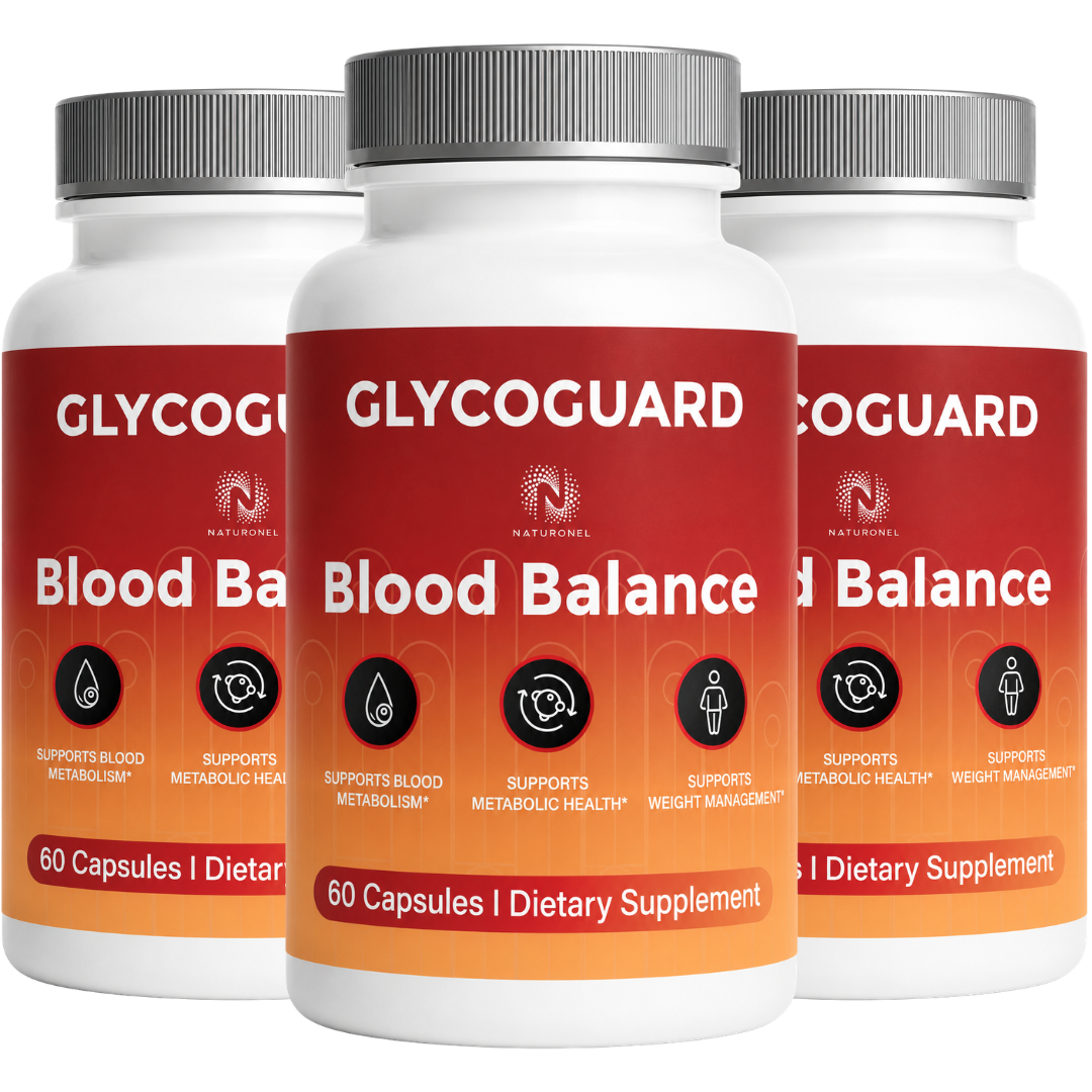 GlycoGuard – Advanced Multi-Ingredient Formula with Vitamins, Minerals & Botanical Extracts, Chromium, Banaba, Cinnamon, Alpha Lipoic Acid & Gymnema - 3 Bottle