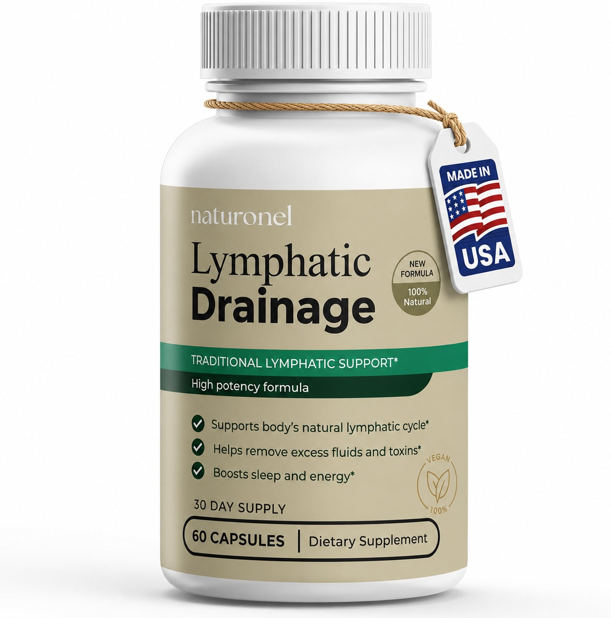 Lymphatic Support Supplement – Herbal Lymph Cleanse for Daily Wellness - Sculptique