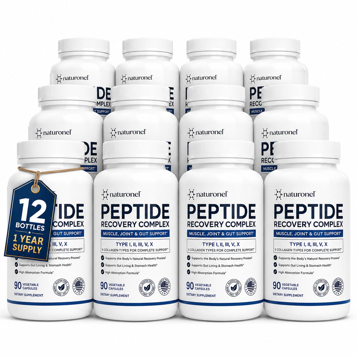 Naturonel Peptide Recovery Complex - 12 Bottle