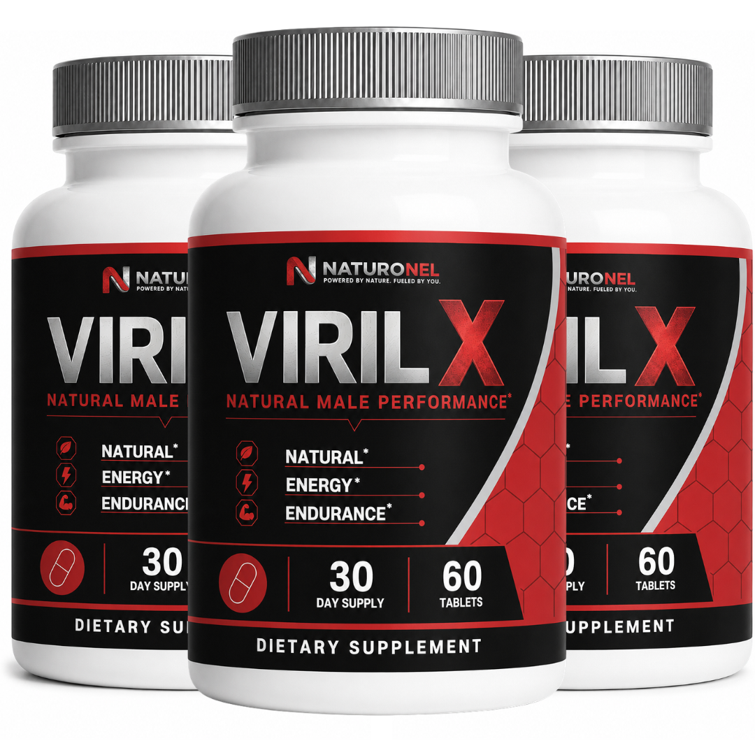 Viril X (3 Pack) Natural Male Performance Supplement – Advanced Men's Wellness Formula with Longjack, Maca, L-Arginine, Ginseng & Zinc
