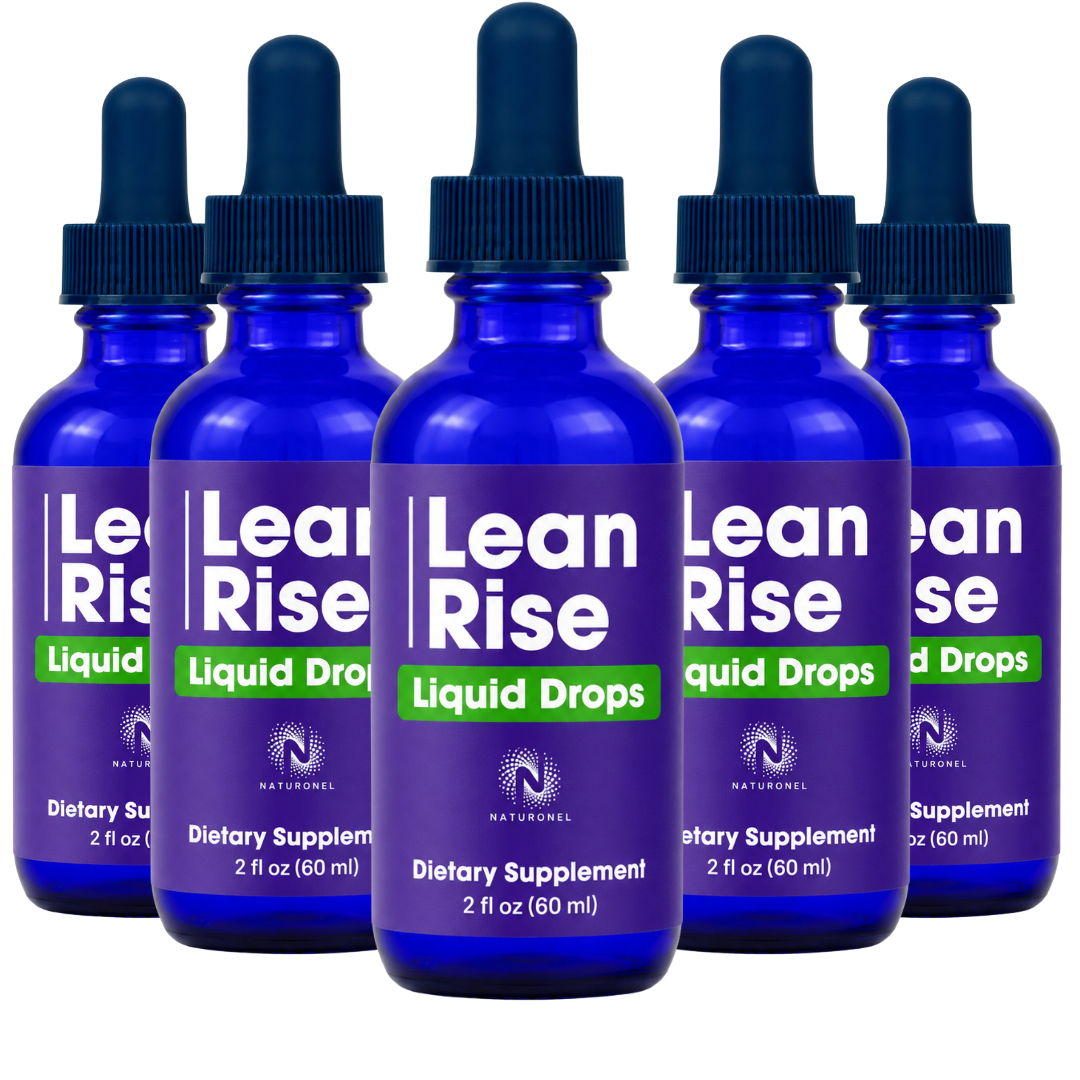 Lean Rise Liquid Drops – Daily Wellness Formula with L-Arginine, L-Glutamine & L-Tryptophan, Lemon Flavor