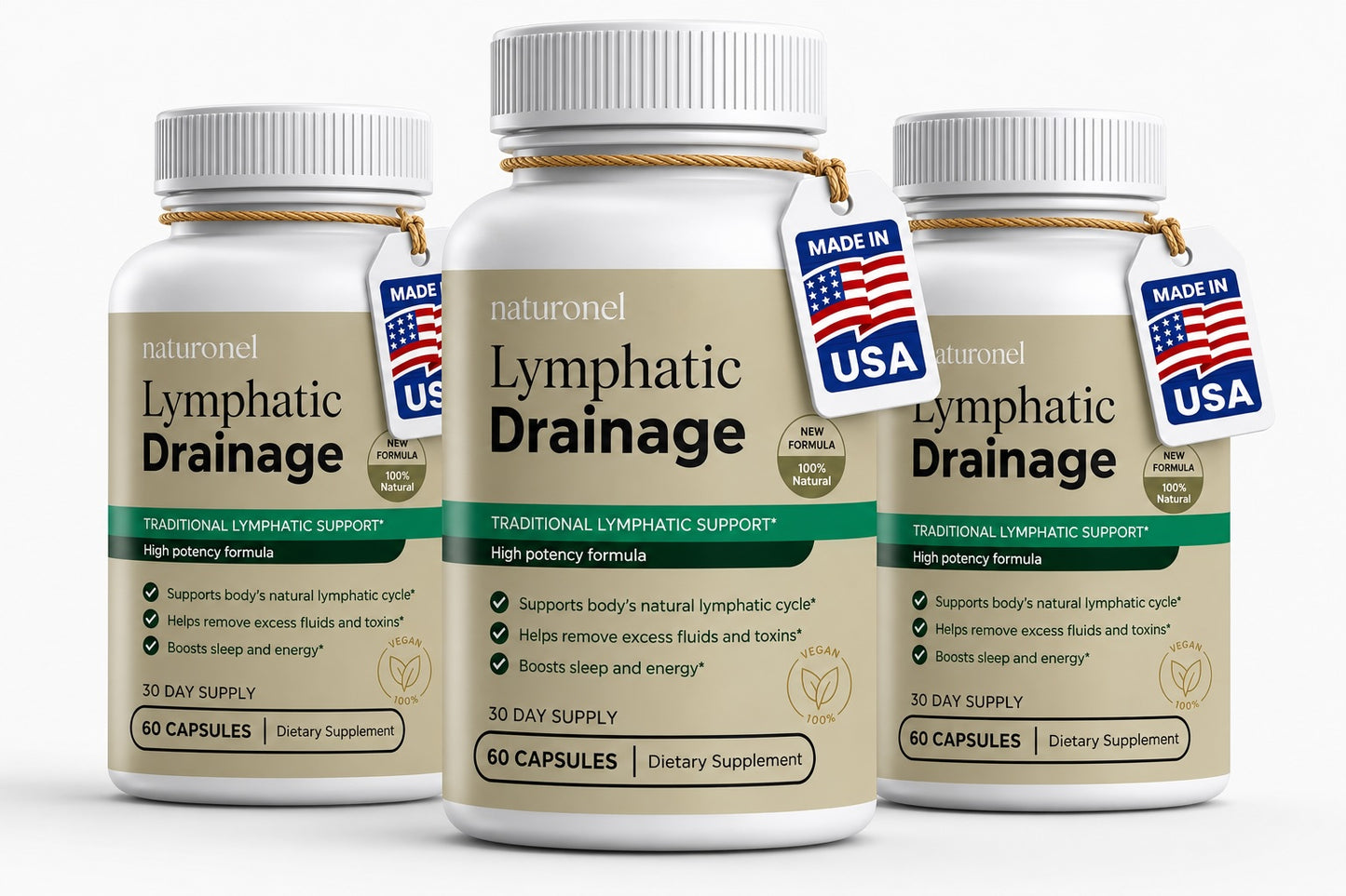Lymphatic Drainage Supplement – Herbal Lymph Cleanse & Lymphatic Support - Sculptique