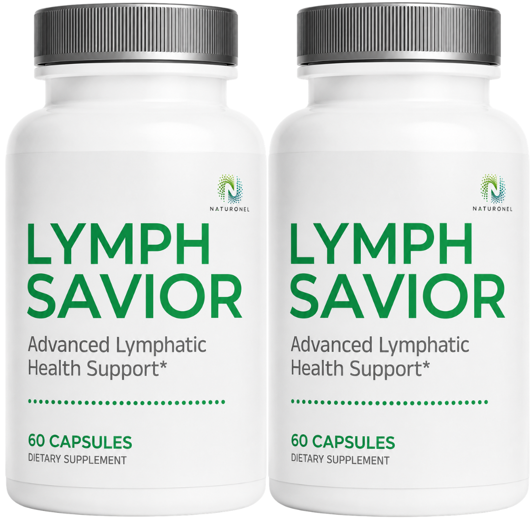 Lymph Savior – Advanced Lymphatic Health Support Formula with D-Mannose, Cranberry Juice Powder, Hibiscus Flower Extract & Dandelion Root, Premium Dietary Supplement - 2 Bottle