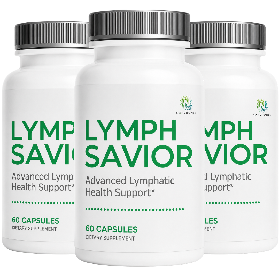 Lymph Savior – Advanced Lymphatic Health Support Formula with D-Mannose, Cranberry Juice Powder, Hibiscus Flower Extract & Dandelion Root, Premium Dietary Supplement - 3 Bottle