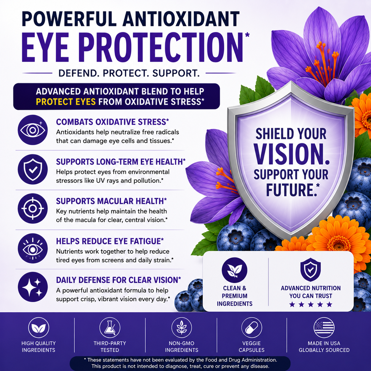Neurobella 15-in-1 Advanced Eye Supplement - 12 Bottle