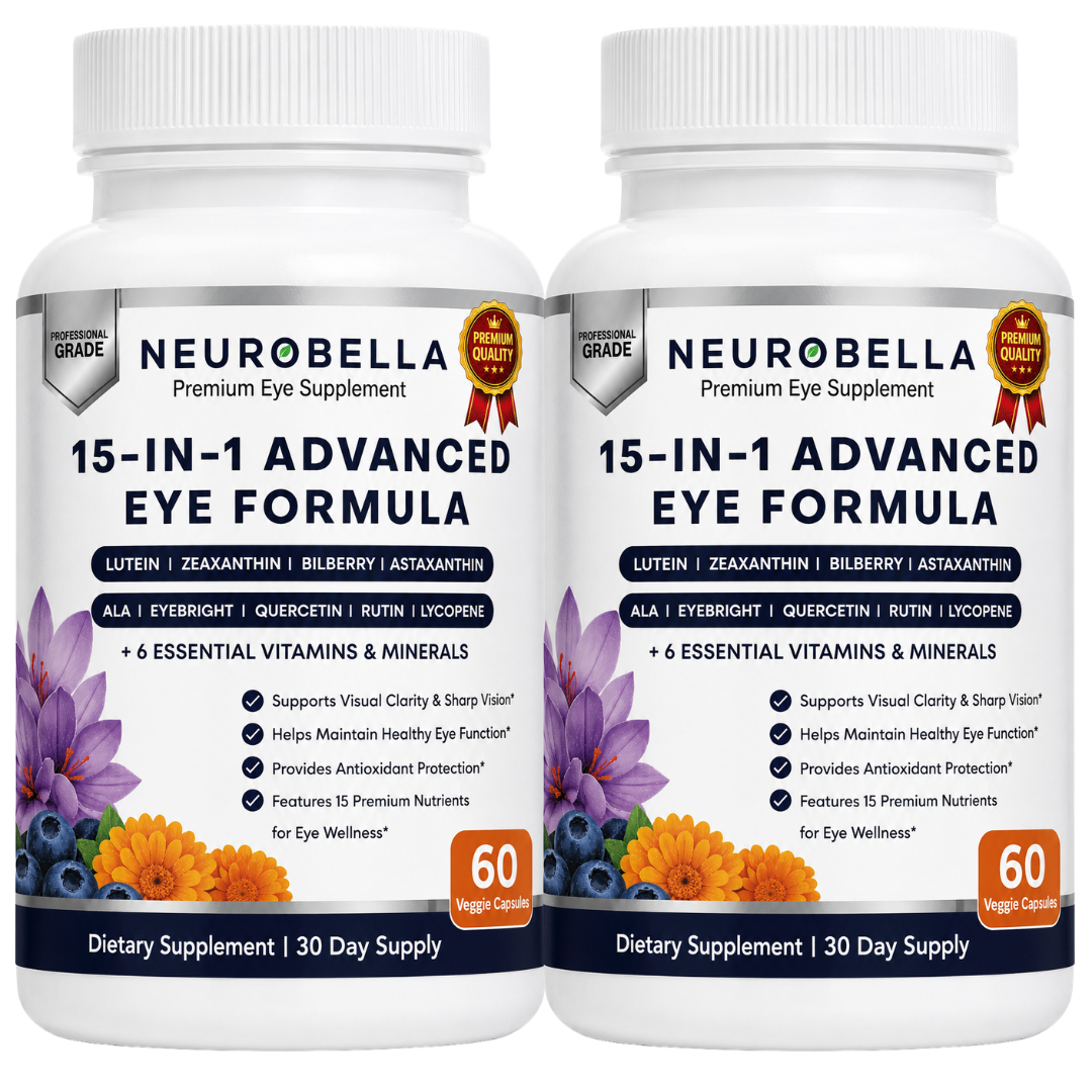 Neurobella 15-in-1 Advanced Eye Supplement - 60 Capsules