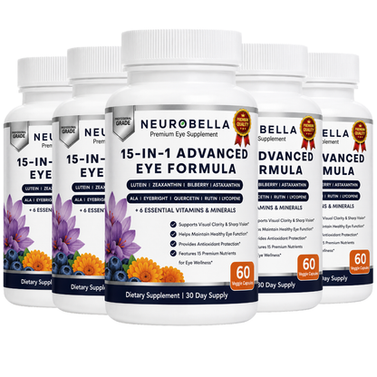 Neurobella 15-in-1 Advanced Eye Supplement - 5 Bottle