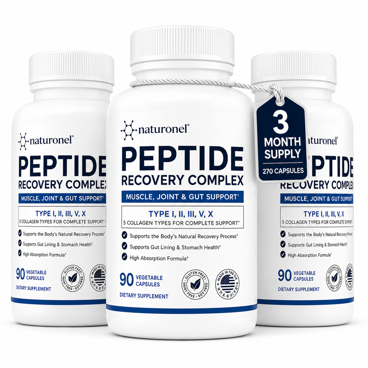 Naturonel Peptide Recovery Complex - 90 Capsules