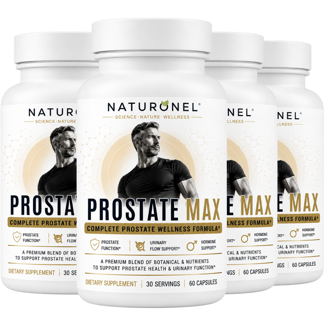 Prostate Max for Men - Advanced Prostate Support with Saw Palmetto 200mg, Pygeum, Plant Sterols, Mushroom Blend, Zinc & Selenium - Supports Urinary Flow, Bladder Health & Prostate Wellness - 60 Capsules (Copy)