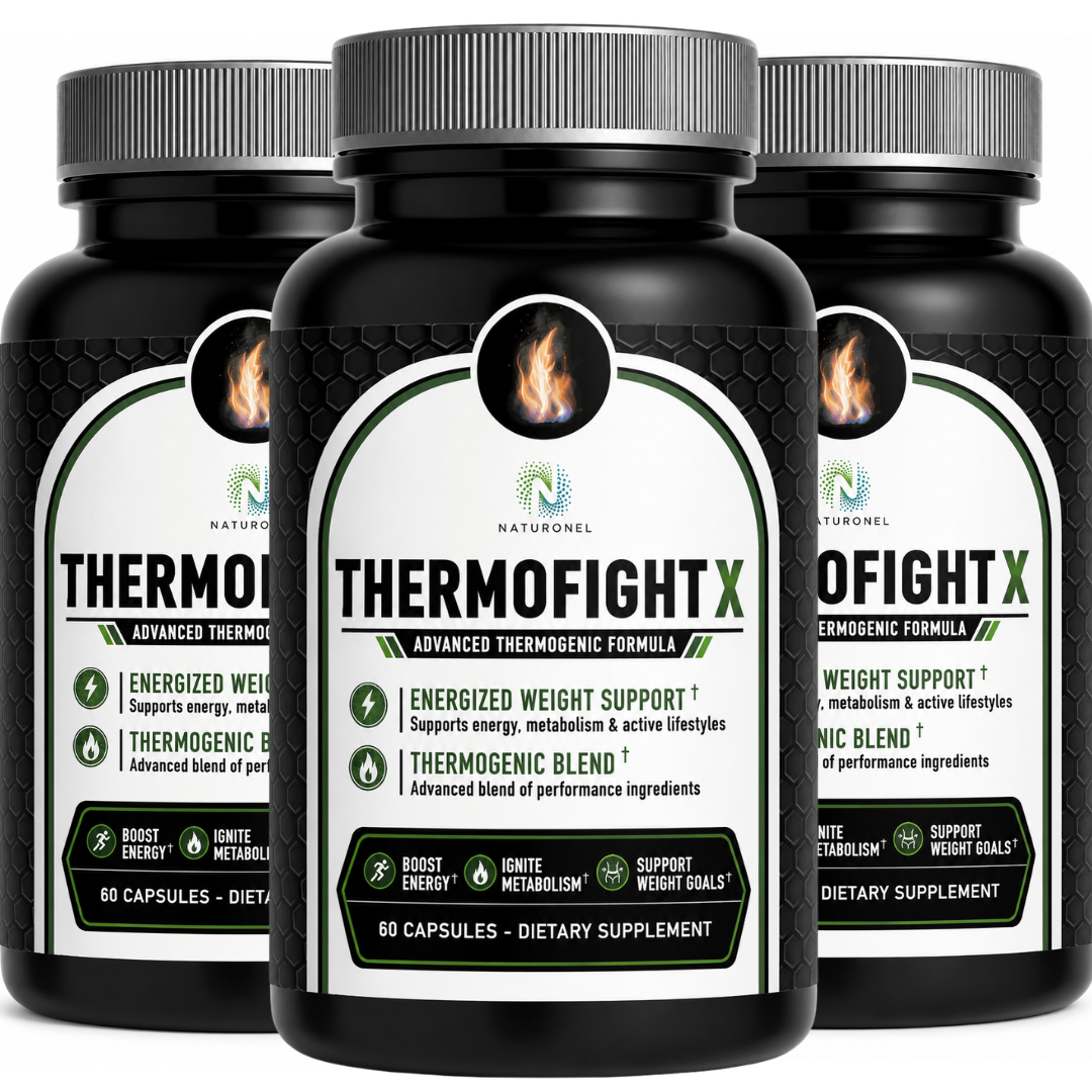 ThermoFight X – Advanced Thermogenic Formula for Energy, Metabolism Support & Active Lifestyle, Daily Weight Management Supplement